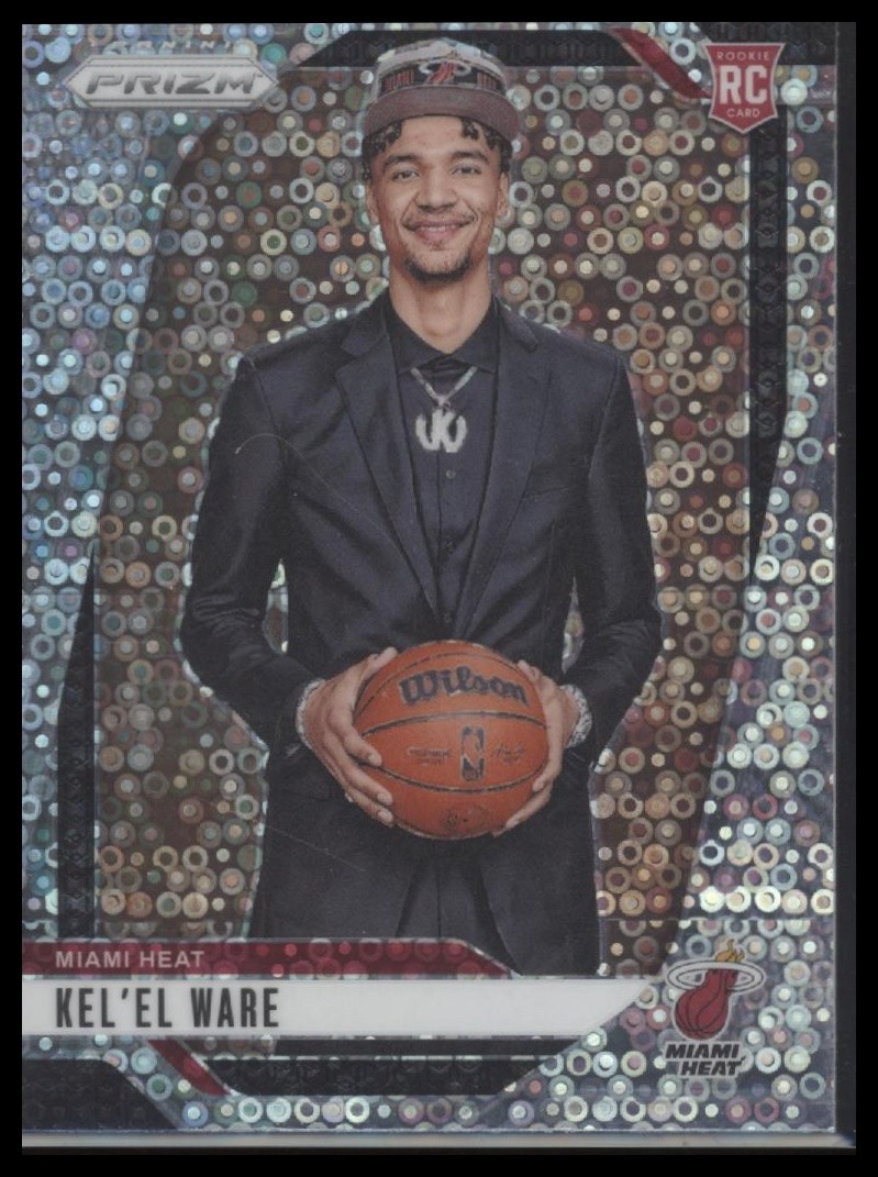 2024-25 Panini Prizm #248 Kel'el Ware Prizms Fast Break Variation