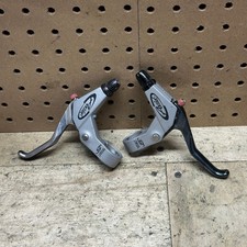 Avid Speed Dial 5 Brake Levers SD-5 Front Rear - Vintage Mtb Gravel Blue Lug