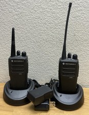 LOT 2X - Motorola CP200D Analog 16CH 2 Way Radio AAH01QDC9JA2AN Chargers Working
