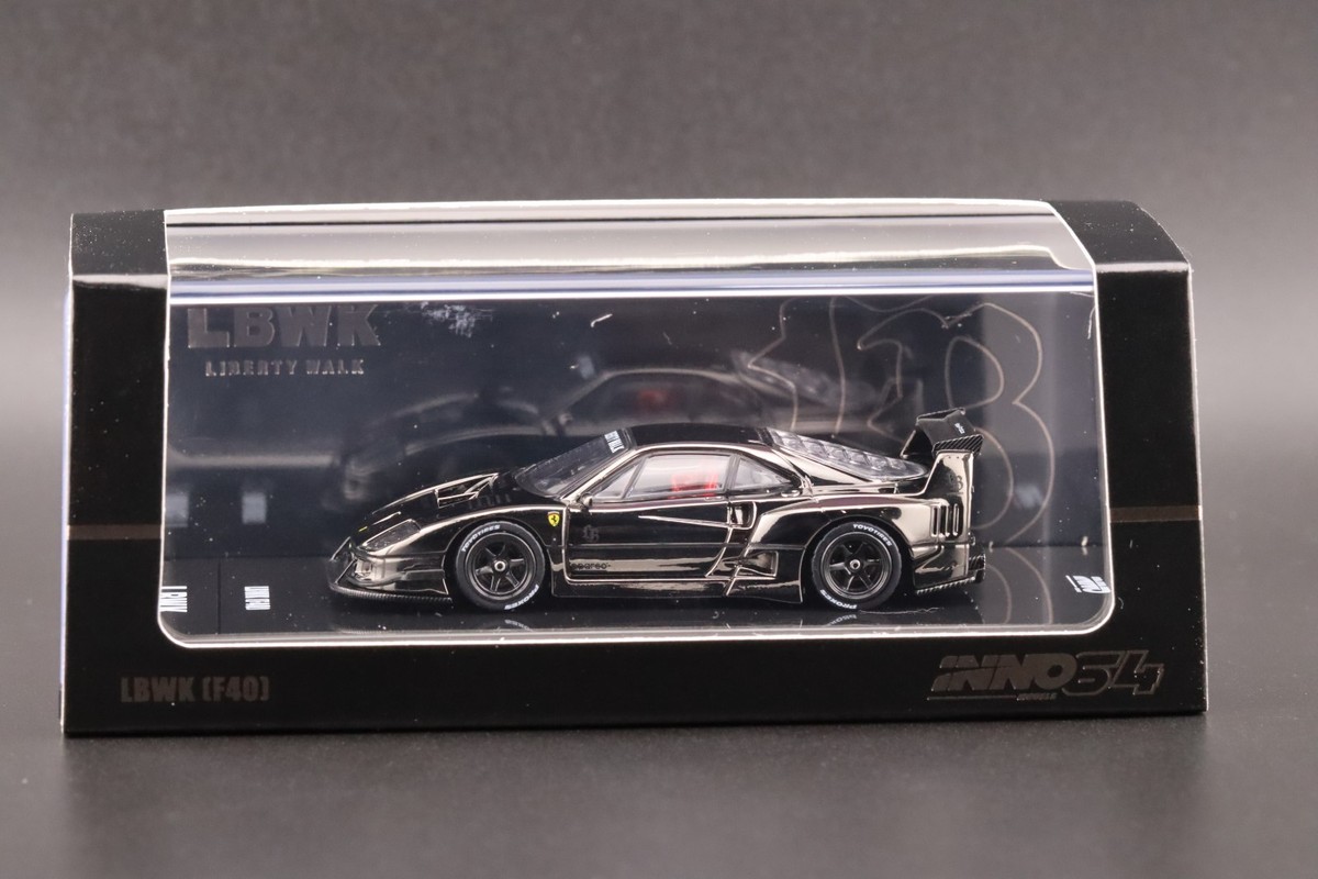 Inno64 LBWK F40 Chrome Black 1/64 | eBay