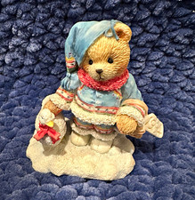 Cherished Teddies Ingrid "Bundled-Up With Warm Wishes" 1994 Resin 4in 617237