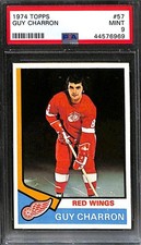 1974 TOPPS #57 GUY CHARRON PSA 9 Mint 44576969 