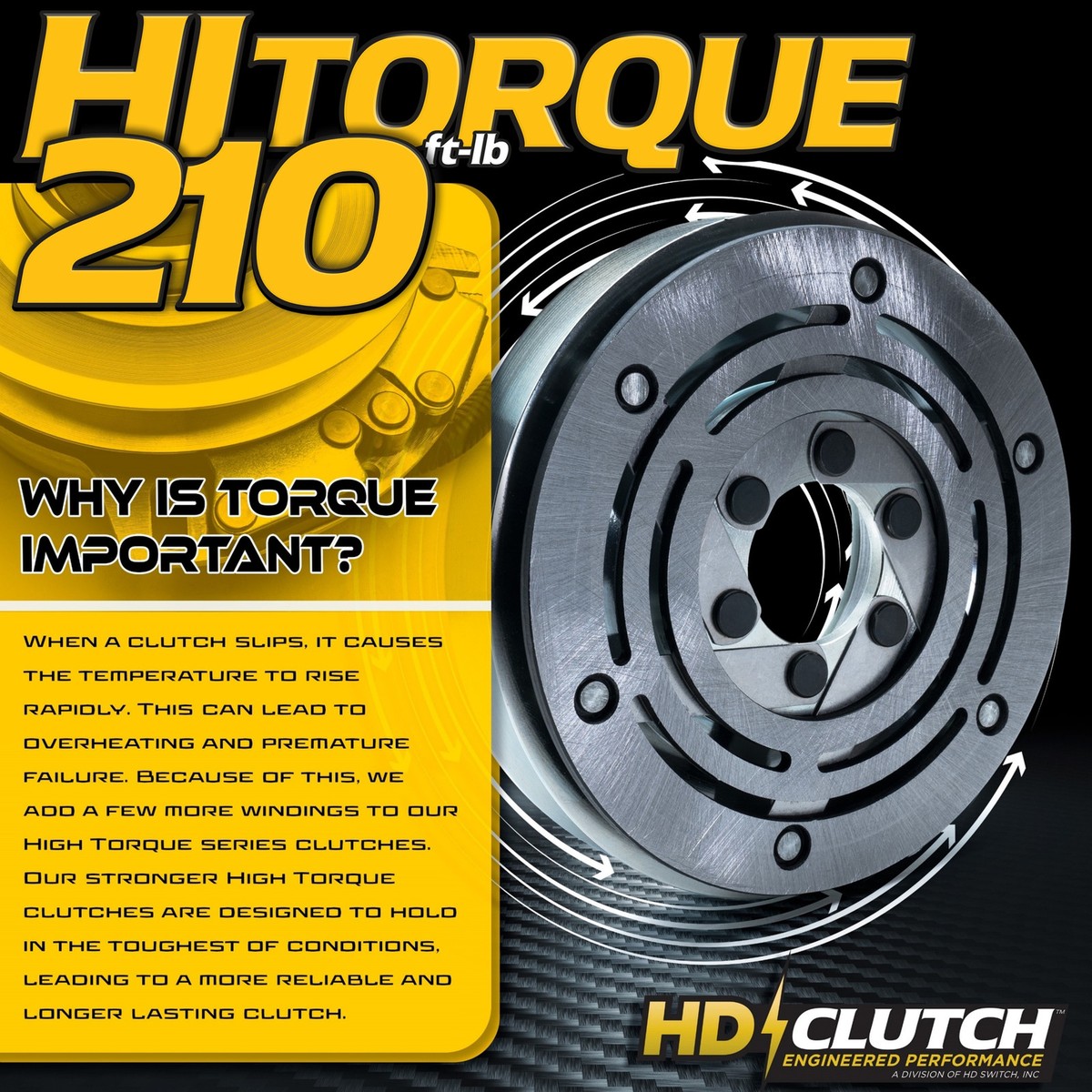 BIGBearing HiTorque PTO Clutch for Husqvarna MZ28 MZ52 MZ61 MZT61
