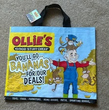 Ollies Good Stuff Cheap Reusable Shopping Tote Farming Tractor Graphic Grocery