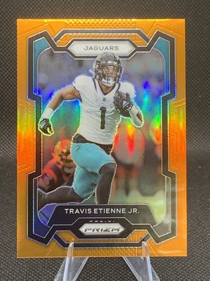 2023 Panini Prizm Orange #138 Travis Etienne Jr. Jacksonville Jaguars  /249