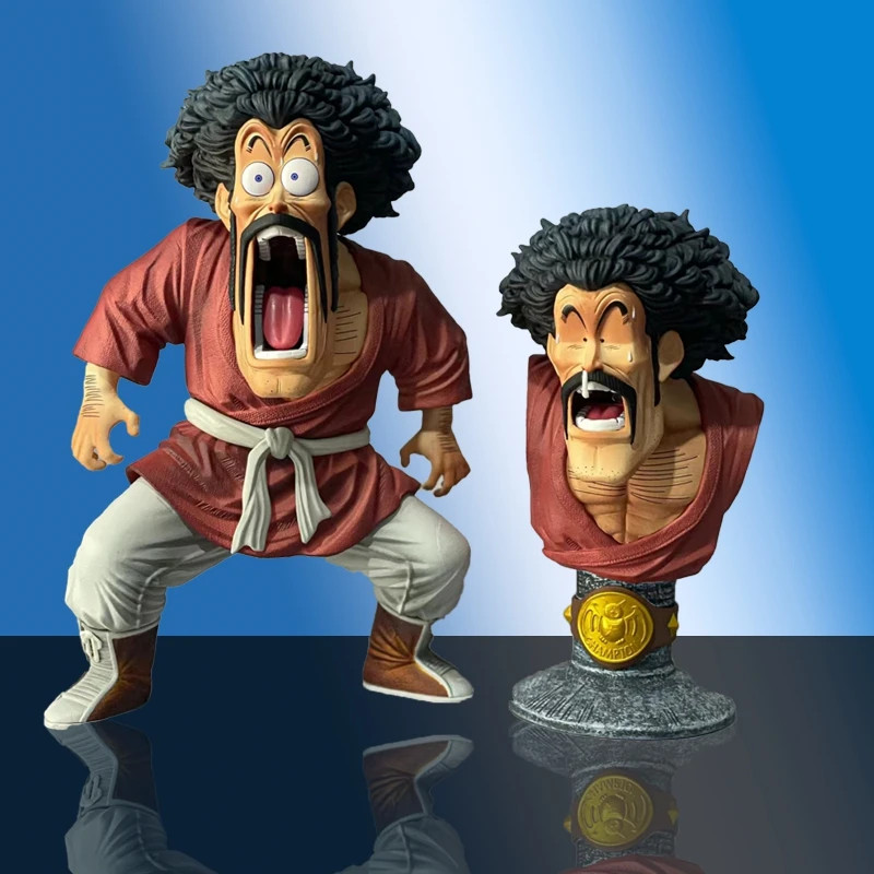 Dragon Ball Z Mr. Satan Hercule 18cm PVC Action Figure Model Toy Gift 2 Heads