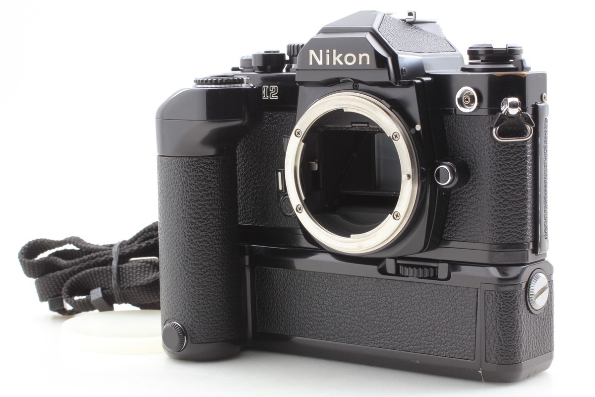 N MINT] Nikon FM2 Black SLR Film Camera Body MD-12 from