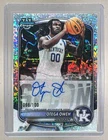 Otega Oweh 2025 Bowman #CPA-OO Mini Diamond Refractor Chrome Auto 1st RC /100