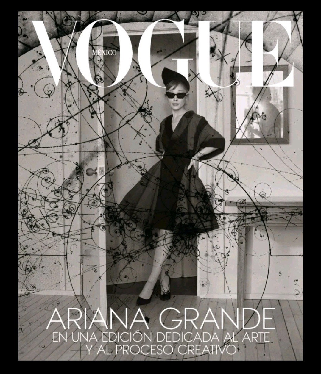 DO NOT BUY*ISO* VOGUE Mexico Ariana Grande Feb 2026 Issue Black And White Cover