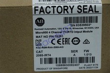 New 2085-IRT4 SER/A Allen-Bradley Micro850 4CH TC/RTD Input Module Analog Sealed