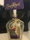 Crown Royal Bottle Table Lamp Set of 3 w/ Purple Brown Tan Shades Distillery — photo 4