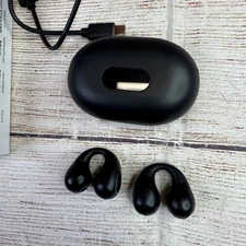 Open Ear Bluetooth 5.3 Wireless Earbuds w/ LED Display Case 80H Playtime