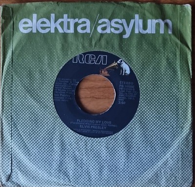 7'' RCA SL ELVIS PRESLEY Way Down + Pledging My Love PB-10998 U.S.A. 1977