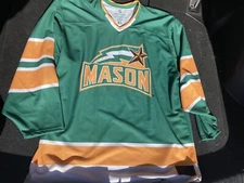 George Mason University Patriots Hockey Pro Sphere Men's Green Jersey XL Gameday