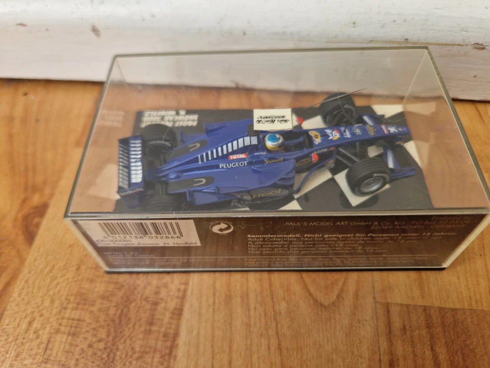 MINICHAMPS 1/43 Prost Esposizione Auto 2000 Nick Heidfeld F1 Pressofuso Auto - Immagine 3 di 4