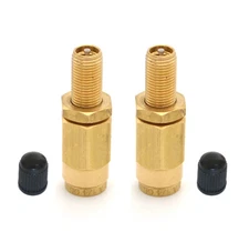 2 x Schrader Air Suspension Fill Valve Inflation Push-To-Connect 1/4" DOT
