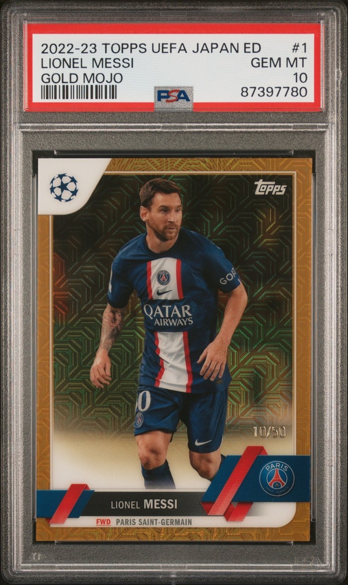 Lionel messi gold 50枚限定 PSA10