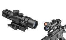 VISM XRS Scope 2-7x32 MD w/ QR & Handle Mount Picatinny Hunting Scope BLK