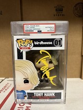 Tony Hawk PSA Signed Funko Pop autographed authentic BONES Birdhouse skate Slab