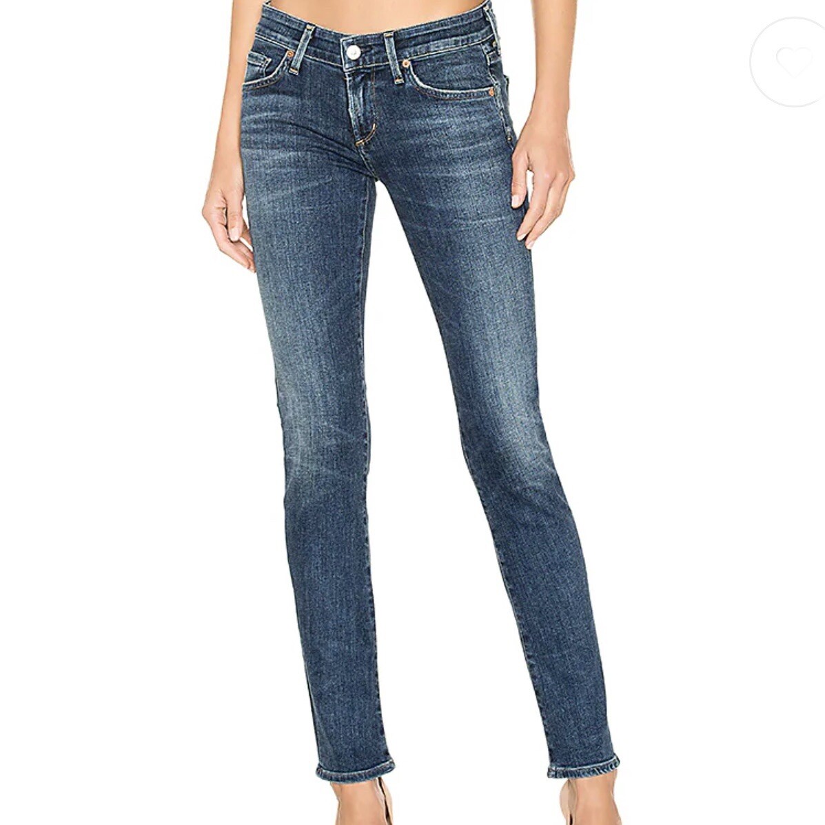 Citizens of Humanity Ava Low Rise Skinny Jeans Women’s Blue Size 24 NWOT