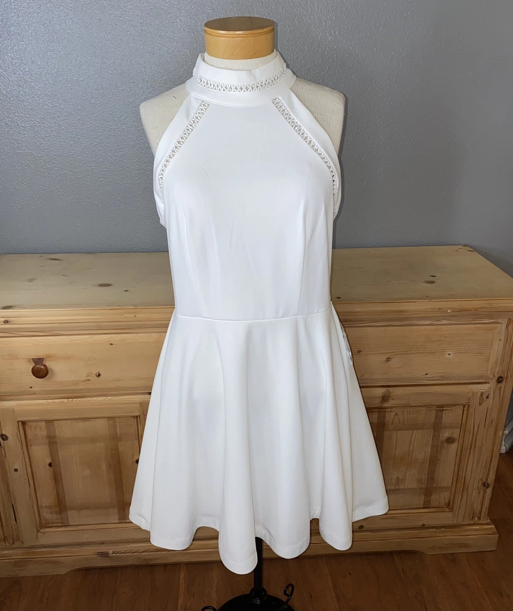 B smart top white dress