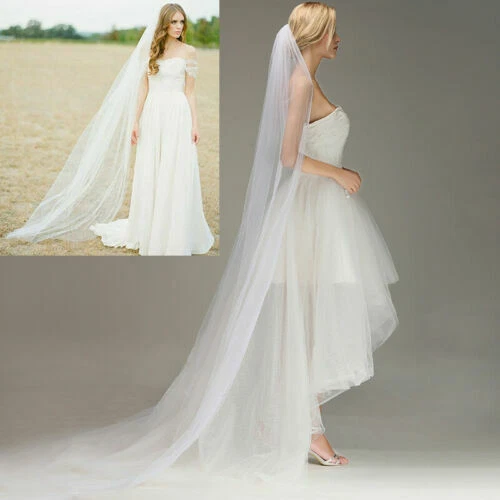 Polyester Wedding Veils Cathedral