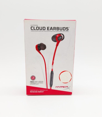Kingston HyperX Cloud Earbuds In-Ear Kopfhörer Gaming Buds HX-HSCEB-RD #KT1369O