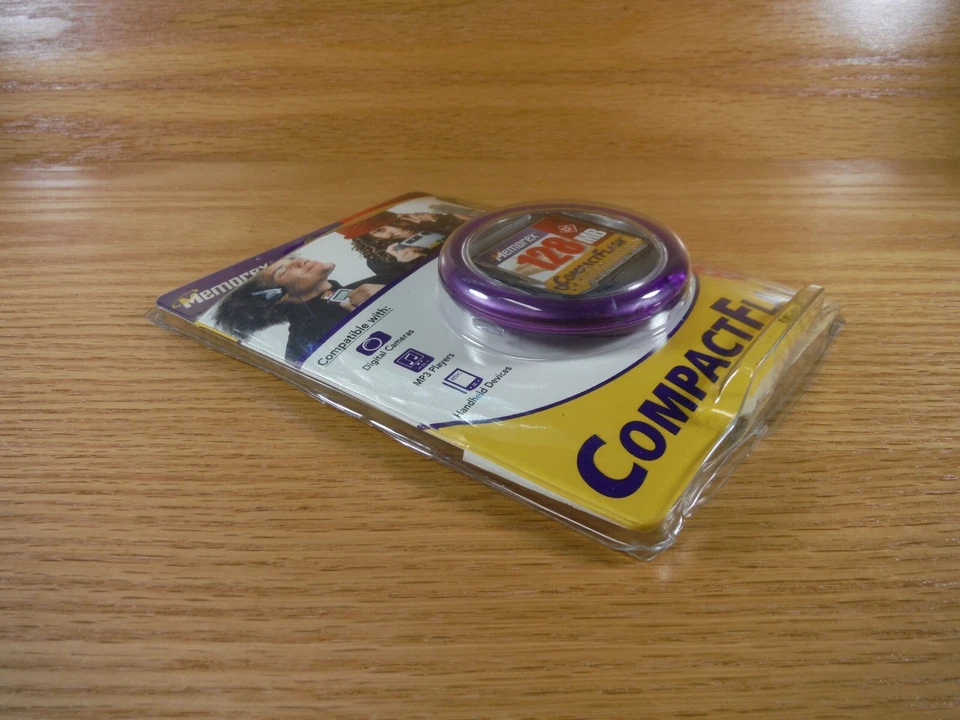 Memorex 128MB CompactFlash (CF) Memory Card New (Open Box) - Image 3 of 4