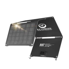 Portable Foldable Solar Panel USB-C & USB-A Fast Charging,28W,Ideal for Disas...