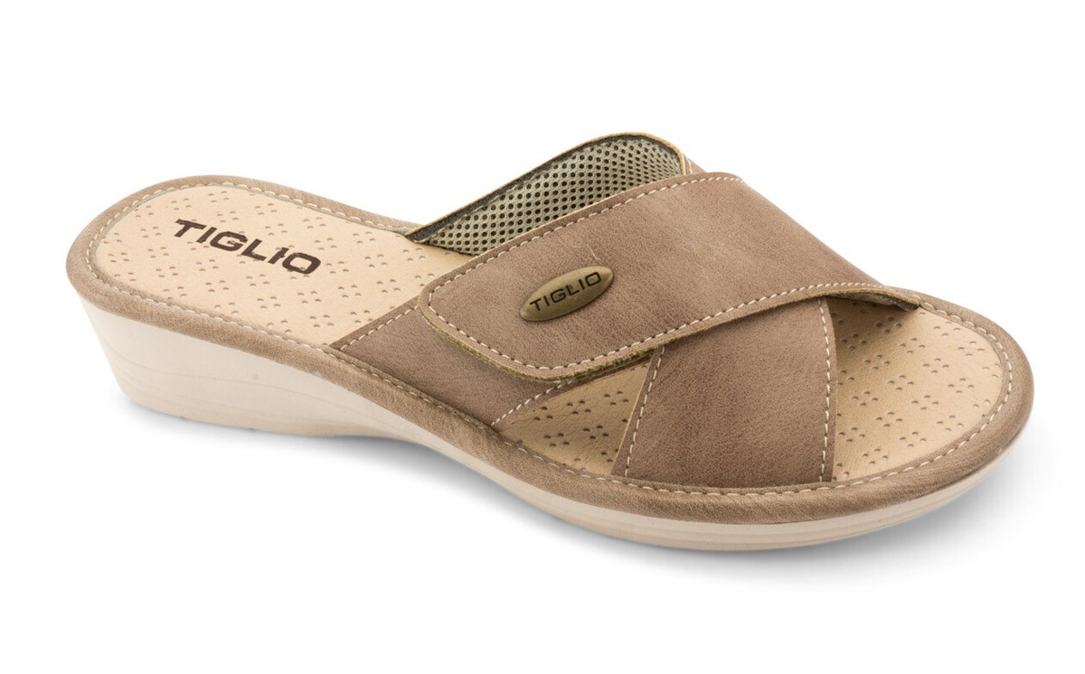 TGL Tiglio Pantofole Ciabatte Invernali da Donna Art. 2248 Nero New (41