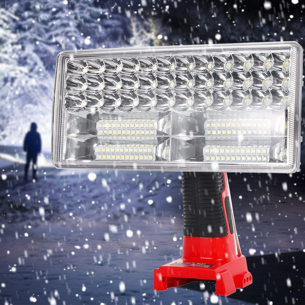 Cordless Flood Light for Milwaukee Light for 18v Work Light 40W 4200LM Outdoor