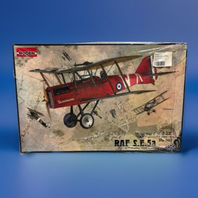 Vintage Roden 1/32 RAF S.E.5a Wolseley Viper Fighter OBSI No 607 WW1