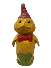 Debra Schoch Easter Candy Container Chick/Duck Folk Art Figurine Bethany Lowe