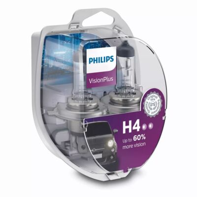 Philips H4 12V 60/55W P43t Vision Plus +60% 2st.