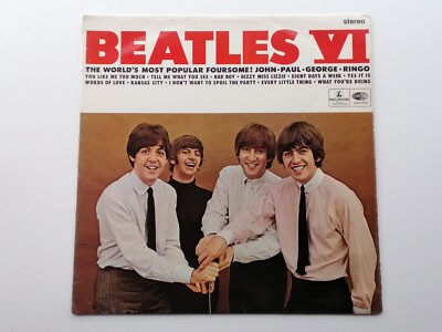 THE BEATLES 1965 UK EXPORT LP BEATLES VI PARLOPHONE CPCS 104 | eBay