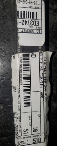 10pcs 40 pin (2 x 20) Pos DIP, 0.6" (15.24mm) Row Spacing Socket Tin-Lead Throug - Picture 3 of 3