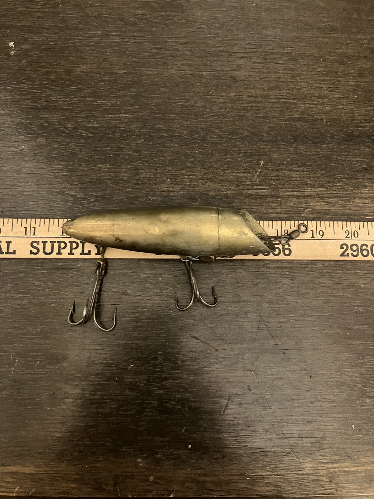 Vintage Brass Salmon Plug Fishing Lure The Alaskan Plug Alaska Tackle