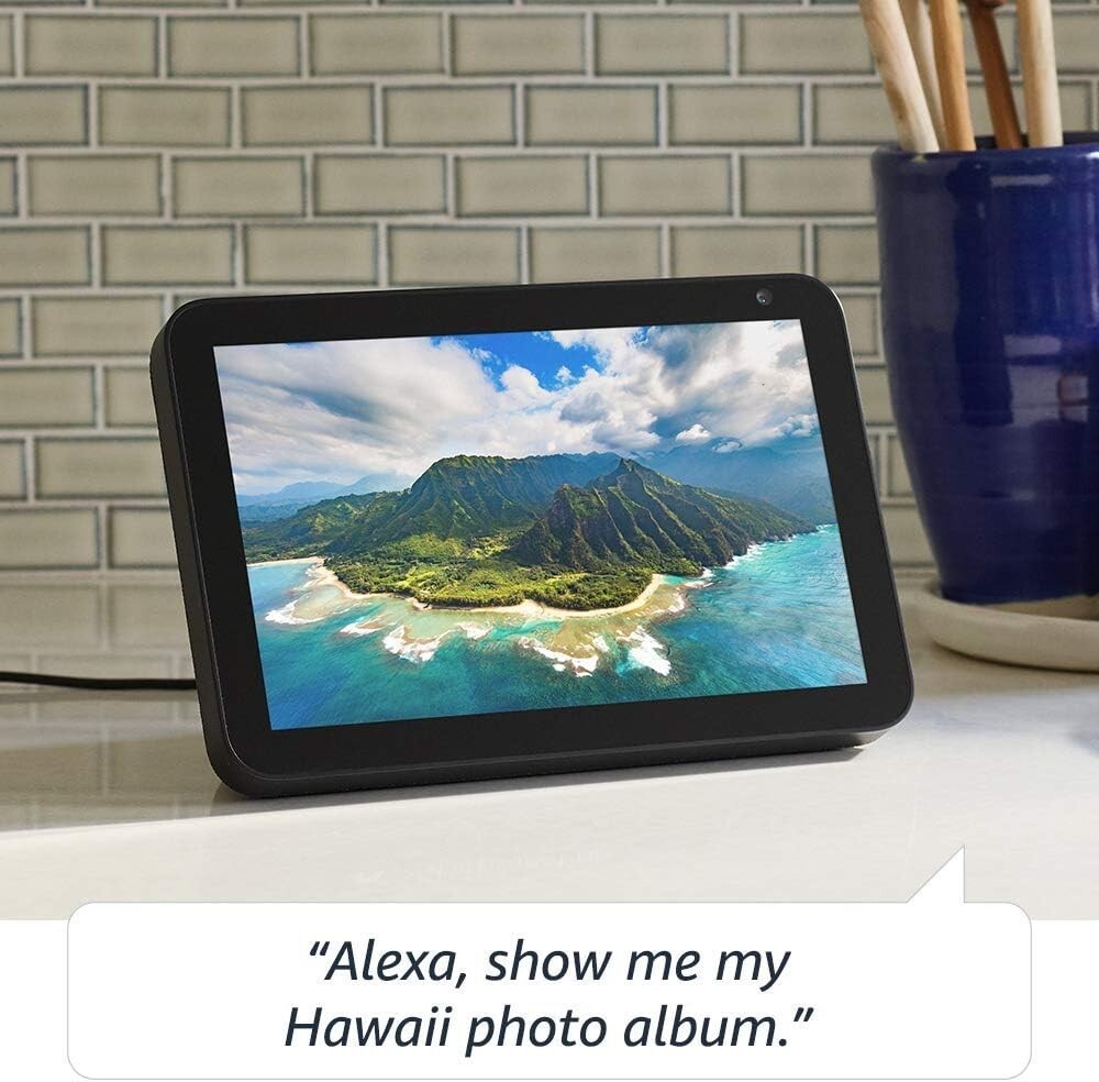 Echo Show 8 1st Gen - HD smart display with Alexa Black | eBay
