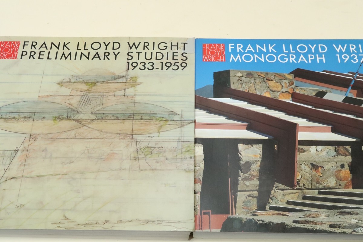 Frank Lloyd Wright Two Books Preliminary Studies 1933-1959 Frank Lloyd Wright Two Books Preliminary Studies 1933-1959