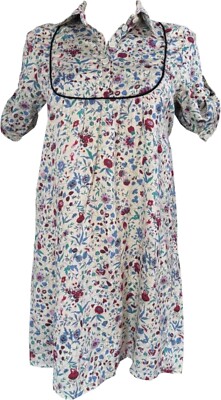 Robe beige à imprimé floral SOULEIADO