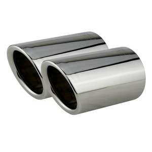 2 Auspuffblende Edelstahl Vw Golf 6 7 Vii Tiguan 2 Chrom Auspuff Endrohr Blenden Ebay