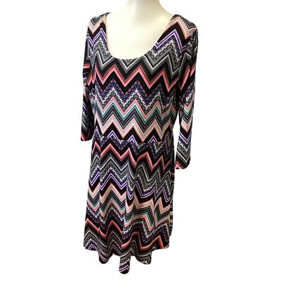 knee length dresses for ladies Derek Heart black and white striped dress with a touch of Y2K flair in –  weighnpayclothingstore main image 1