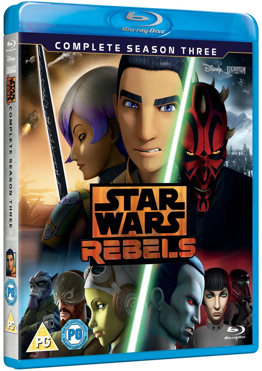 Star Wars Rebels Complete Season 3 Blu ray eBay