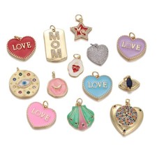 1 Pcs Gold Charms Pendant For DIY Jewelry Making