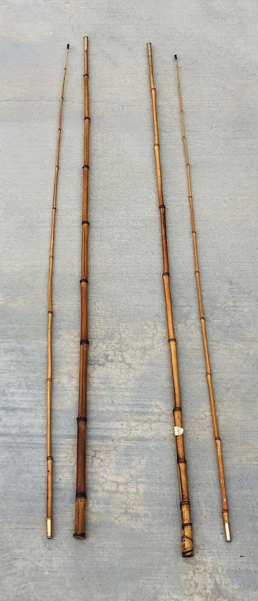 Lot Of 2 Vintage Lew's Fishing Pole 10ft 2 Piece Bamboo Rod Japan | eBay