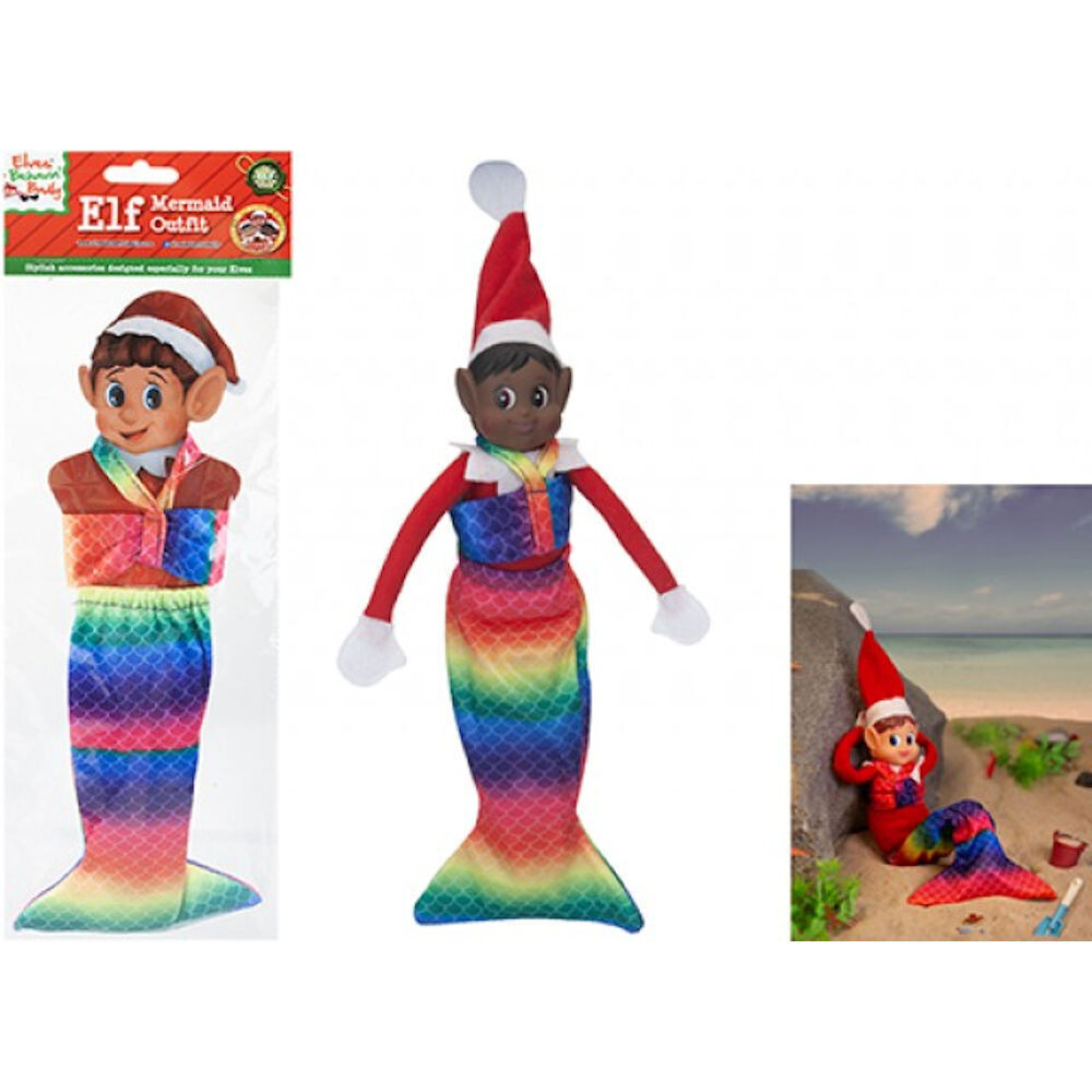 Elves Behavin Badly Rainbow Mermaid Outfit # 500149