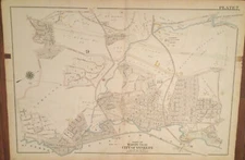 1911 Yonkers Parts of Wards 9 & 10 City of Plate 7 New York