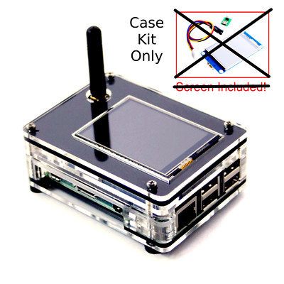 ZRPi-1NSB case: RPi 3B+ ZUMspot or JUMBOspot & 2.4''Nextion(no components incl)