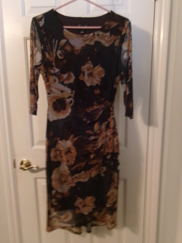 Women's Lined Sheath Midi Dress from Connected Apparel-Half Sleeve-Size 8-NWT