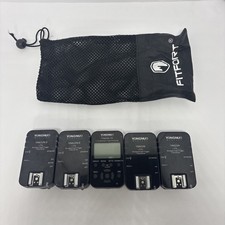 Transceptores disparador de flash inalámbrico digital YONGNUO x4 + controlador de flash